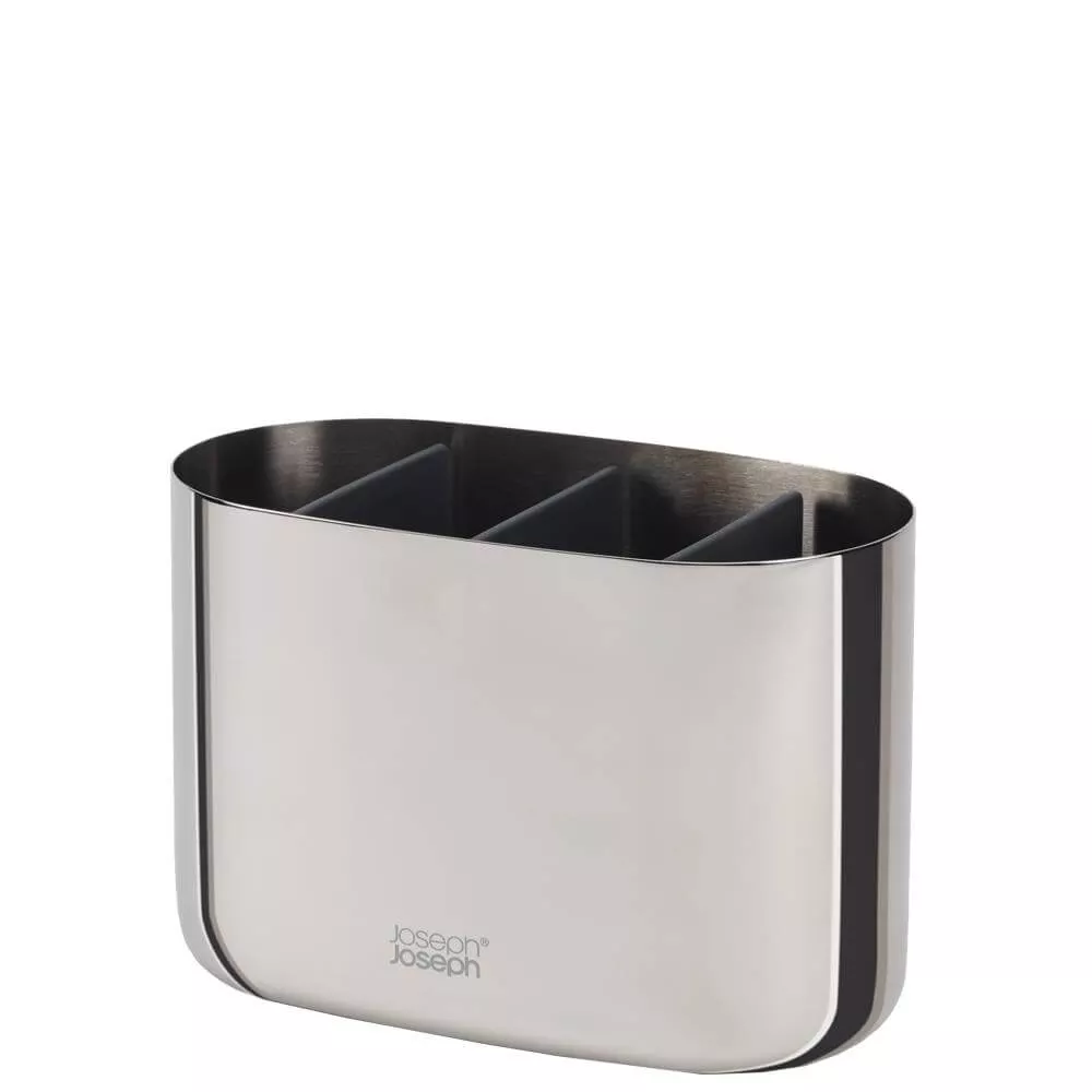 Joseph Joseph Easystore Luxe Large Stainless Steel Toothbrush Caddy